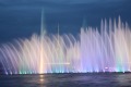 «Плавучий фонтан» в акватории Невы